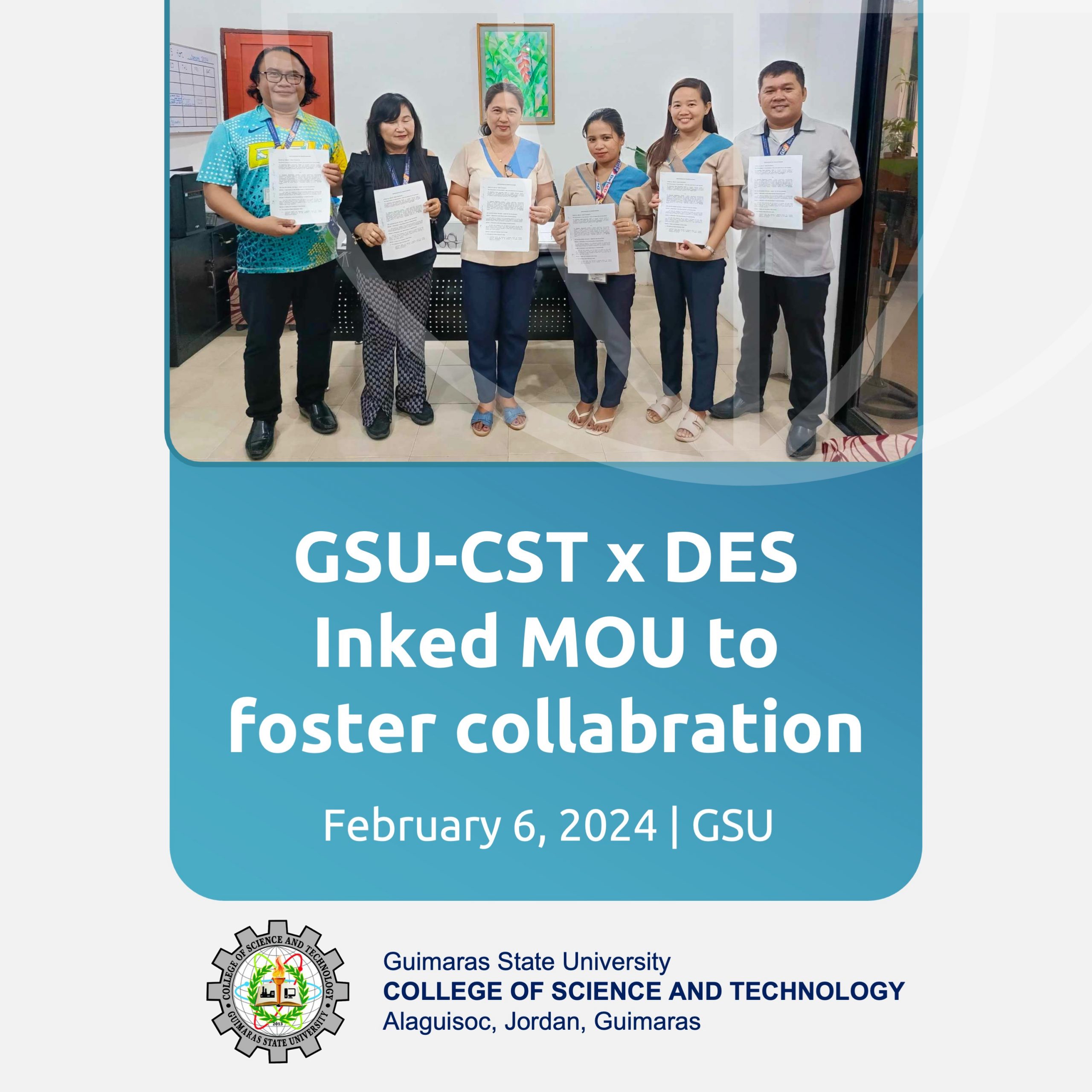 GSU inked MOU with Dagsaan Elementary School to foster collaboration and mutual support