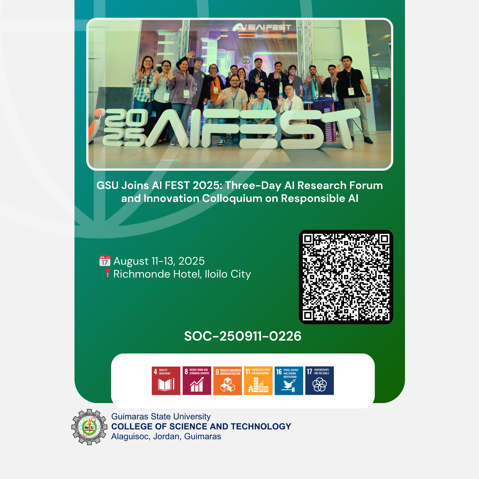 GSU Joins AI FEST 2025: Three-Day AI Research Forum and Innovation Colloquium on Responsible AI