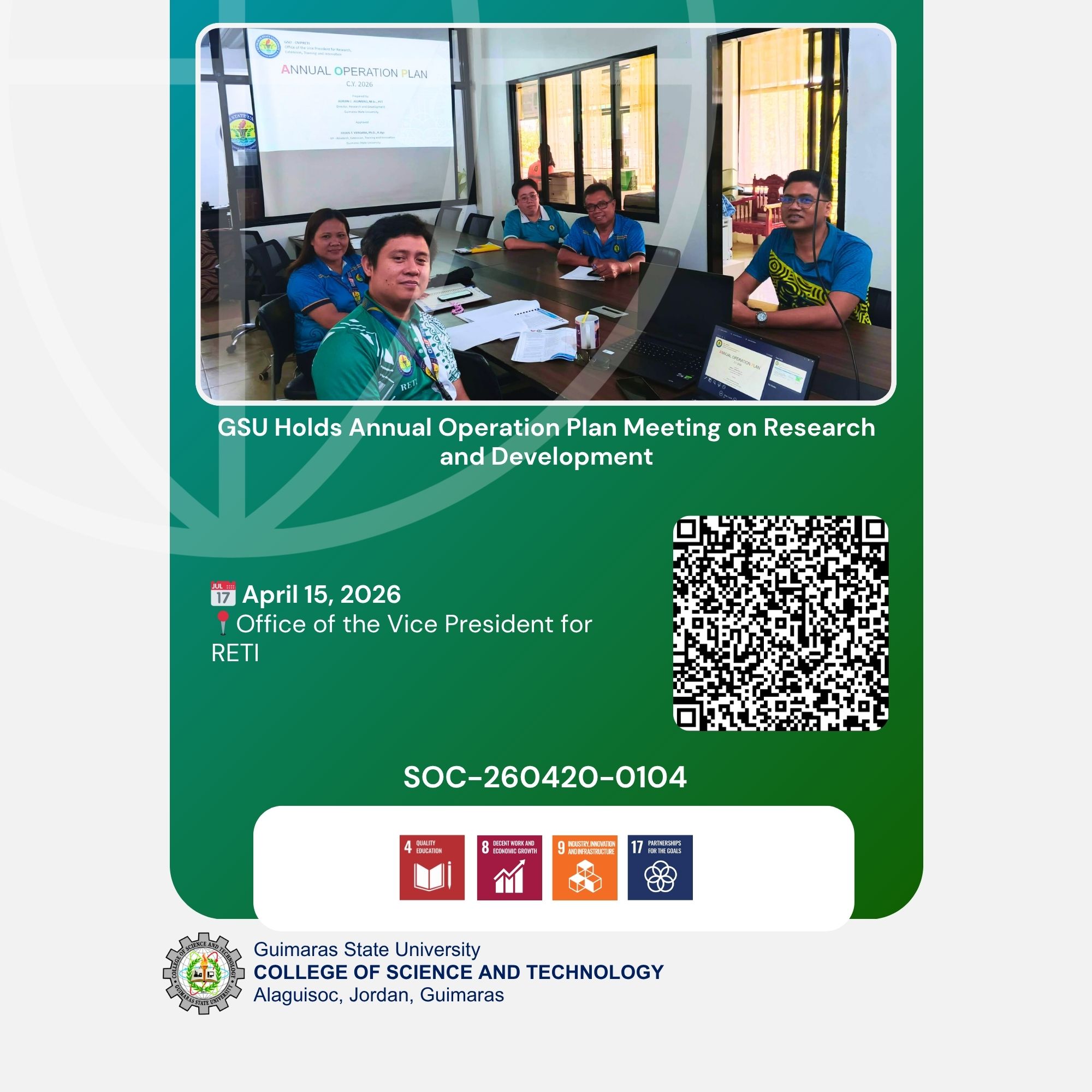 GSU Holds Annual Operation Plan Meeting on Research and Development